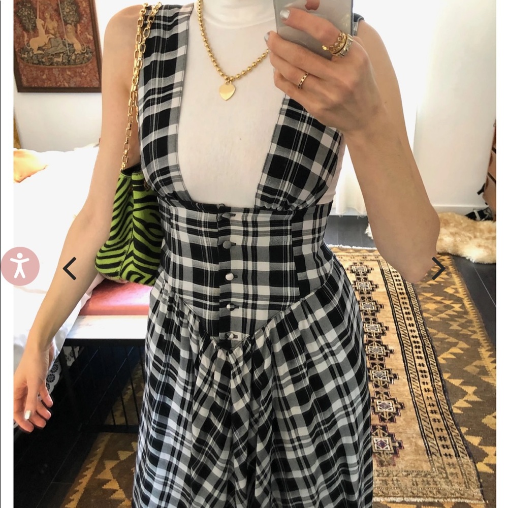 NWT Vanessa Mooney Venus dress plaid